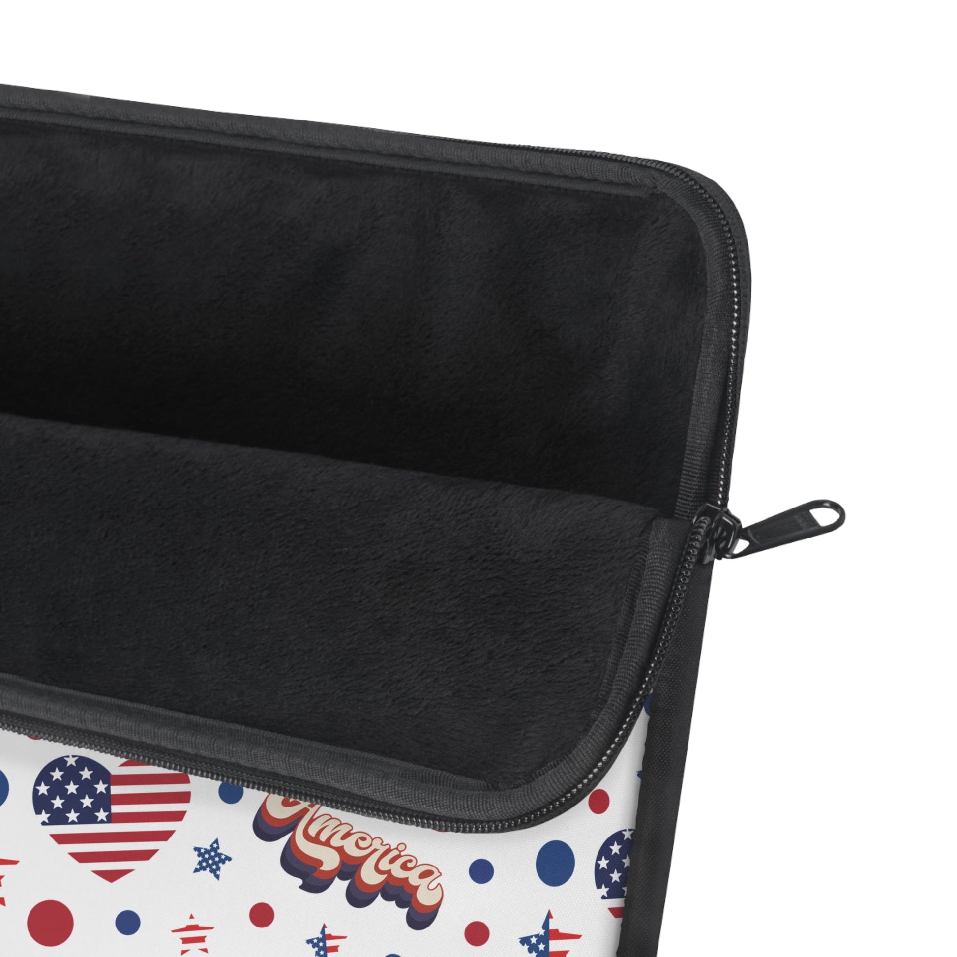 America's Sweetheart and Bows Laptop Sleeve Cute USA Themed Laptop Pouch 4th of July Summer Laptop Bag Laptop Case Spring Laptop Protector Cute Tablet Sleeve Pretty Tablet Case Adorable Tablet Pouch - Laptop Sleeve - Kristine Celestine