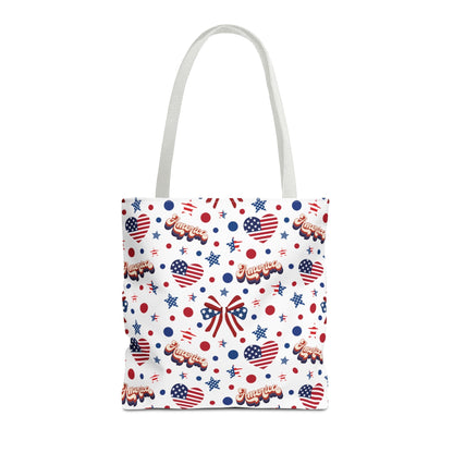 America's Sweetheart and Bows Tote Bag - Bags - Kristine Celestine