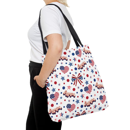 America's Sweetheart and Bows Tote Bag - Bags - Kristine Celestine