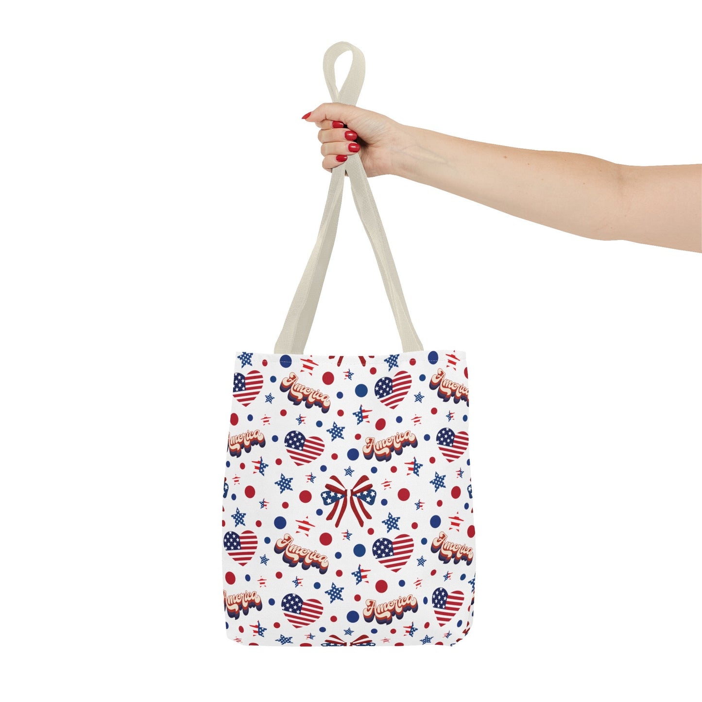 America's Sweetheart and Bows Tote Bag - Bags - Kristine Celestine