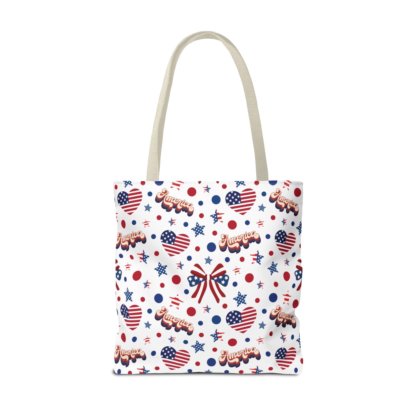 America's Sweetheart and Bows Tote Bag - Bags - Kristine Celestine