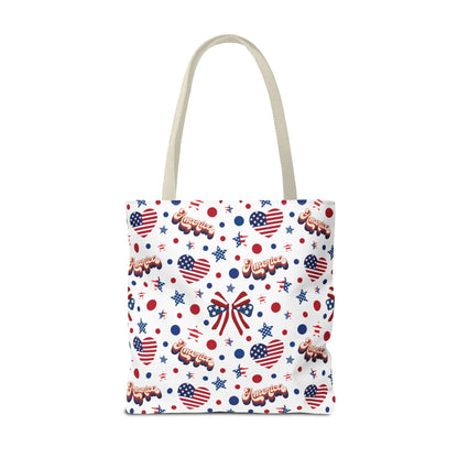 America's Sweetheart and Bows Tote Bag - Bags - Kristine Celestine