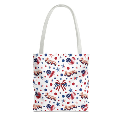 America's Sweetheart and Bows Tote Bag - Bags - Kristine Celestine