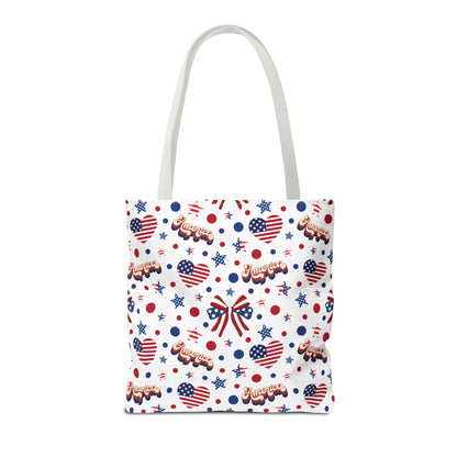 America's Sweetheart and Bows Tote Bag - Bags - Kristine Celestine