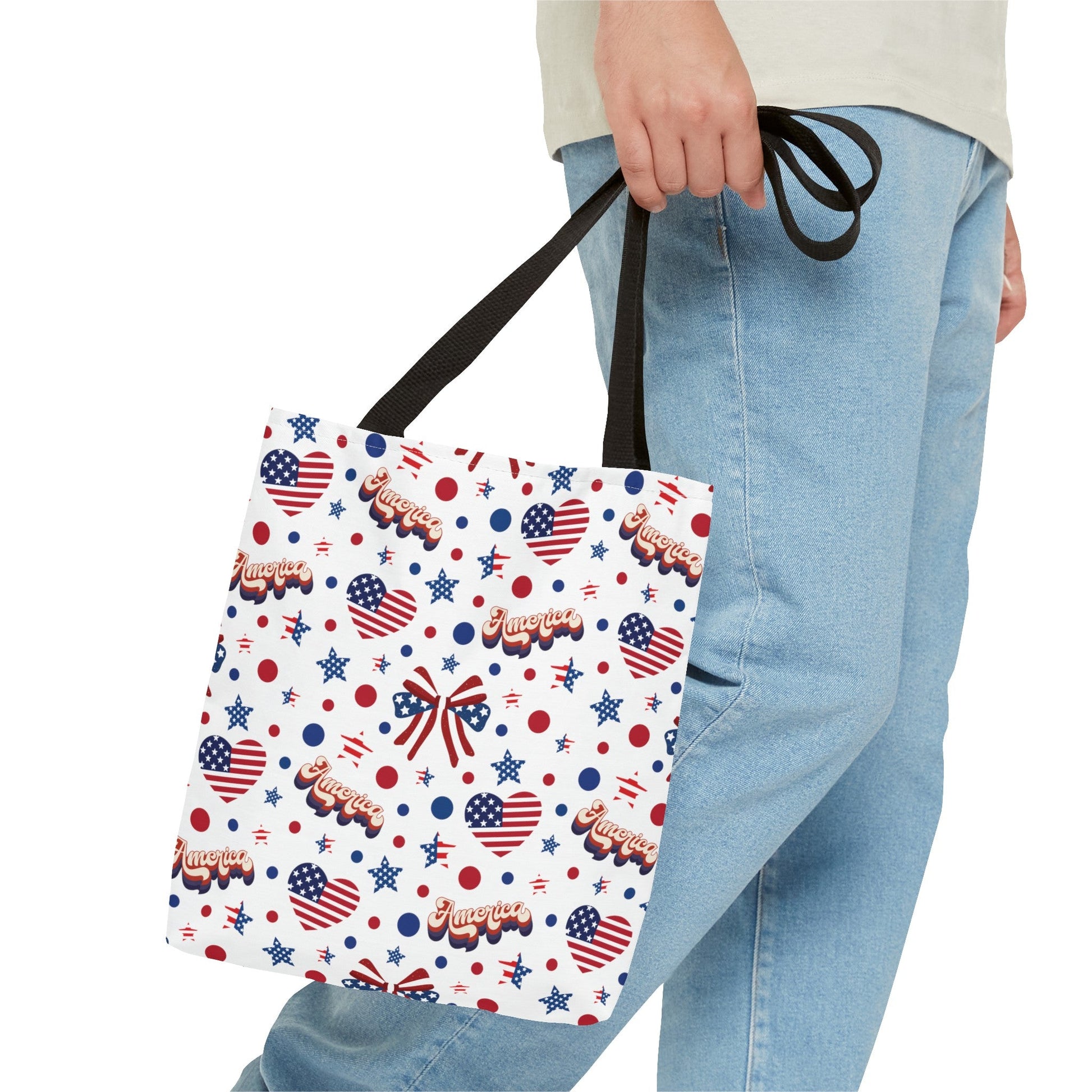 America's Sweetheart and Bows Tote Bag - Bags - Kristine Celestine