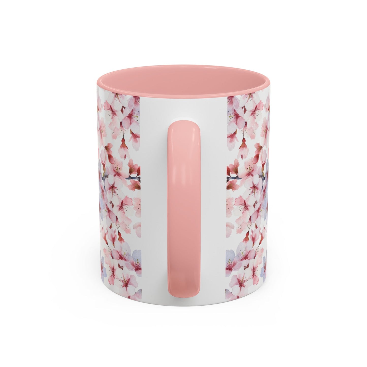 Baby Pink Ombre Accent Mug for Women (vi) - Mug - Kristine Celestine