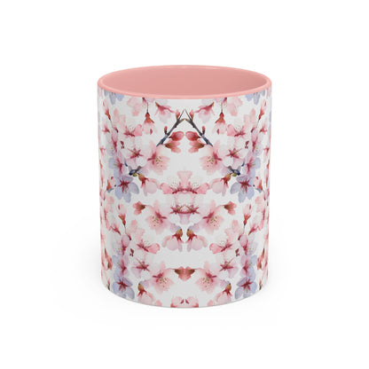 Baby Pink Ombre Accent Mug for Women (vi) - Mug - Kristine Celestine