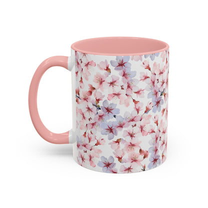 Baby Pink Ombre Accent Mug for Women (vi) - Mug - Kristine Celestine