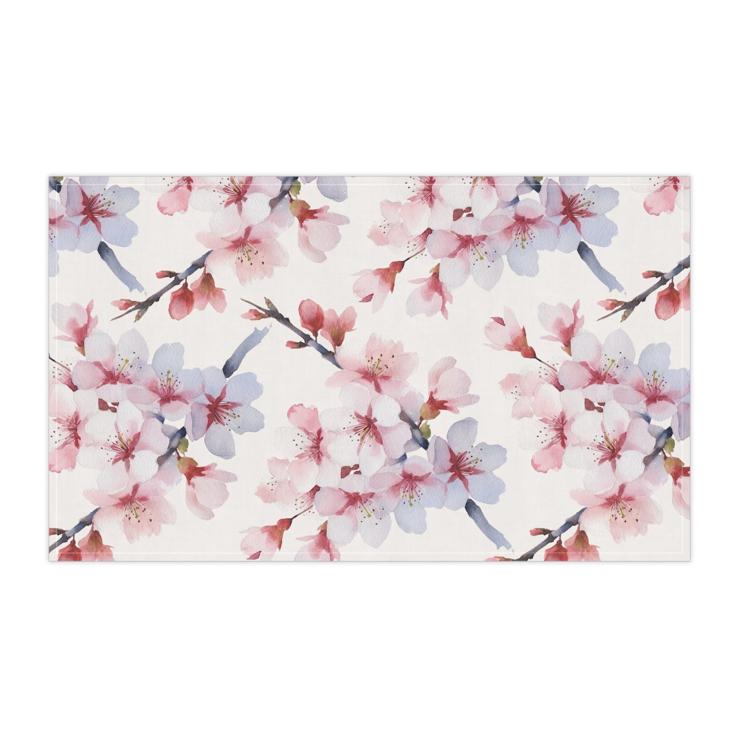 Light Pink Baby Blossom Kitchen Towel (vi) - Kitchen Towel - Kristine Celestine