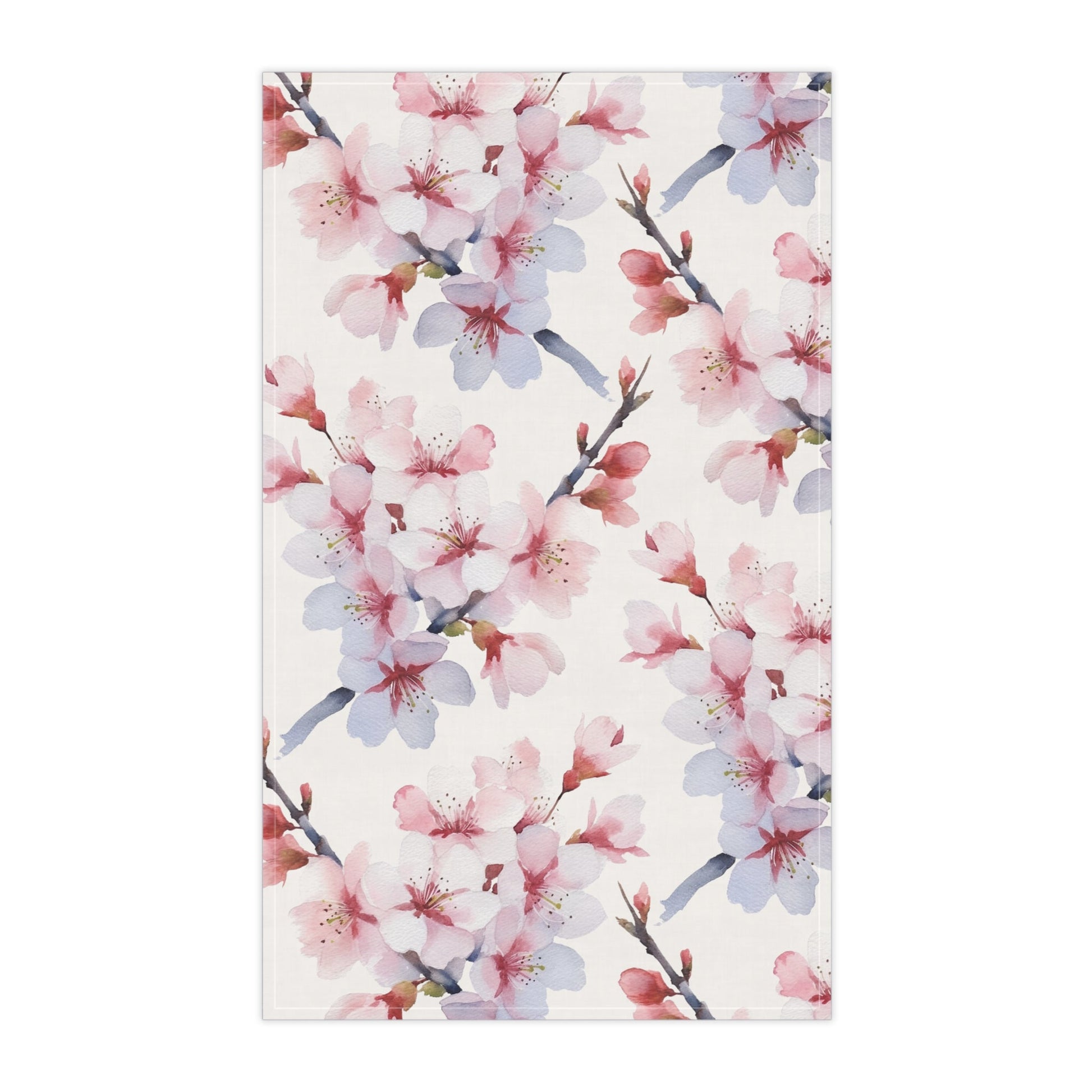 Light Pink Baby Blossom Kitchen Towel (vi) - Kitchen Towel - Kristine Celestine