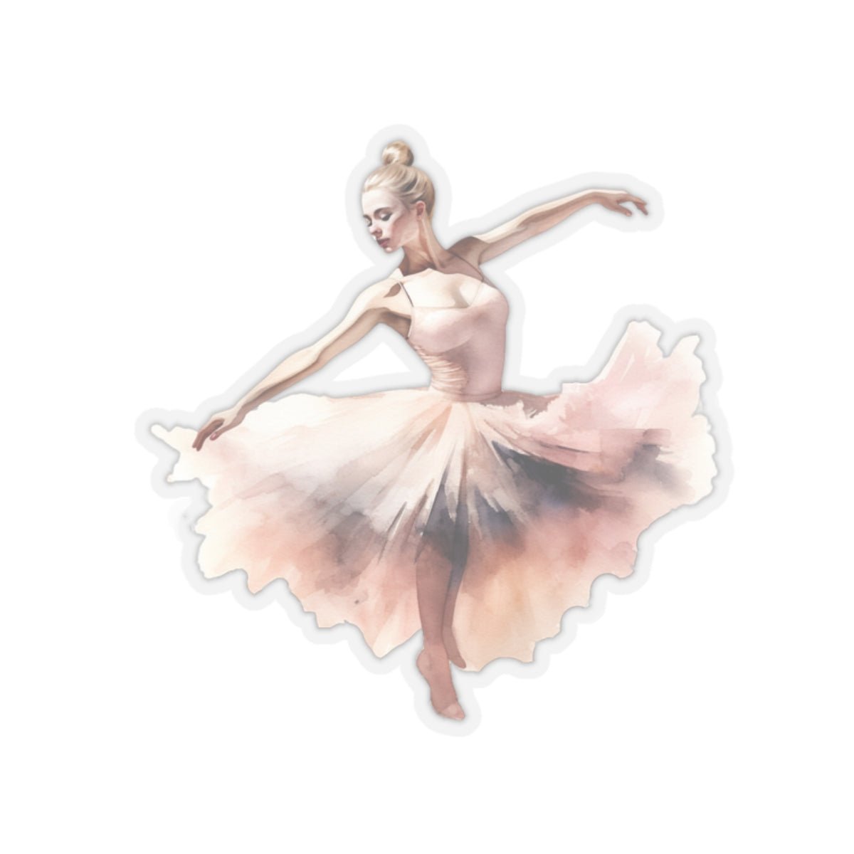 Graceful Ballerina Sticker (A5) - Sticker - Kristine Celestine