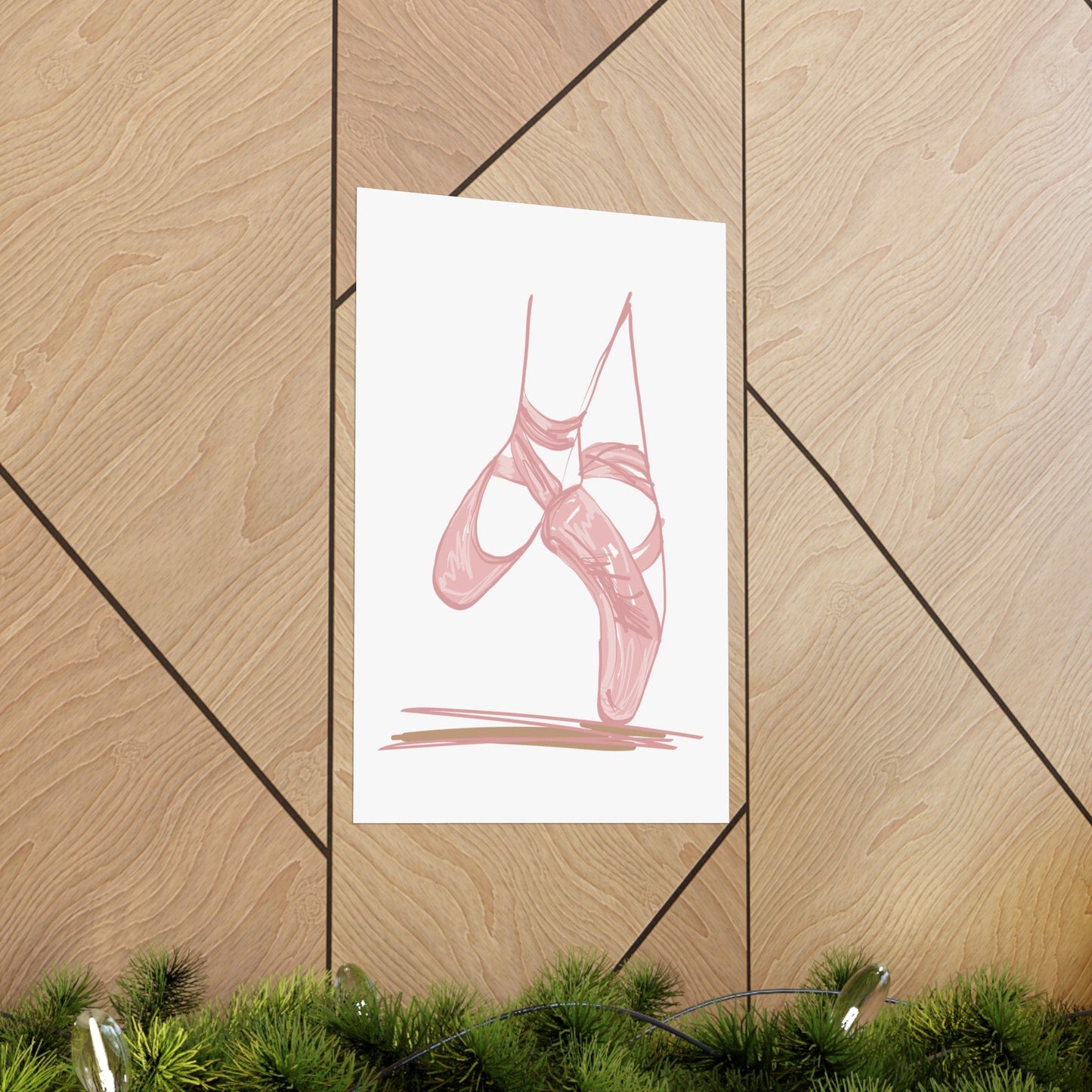 Ballerina Tippy Toes Wall Art Poster - Poster - Kristine Celestine