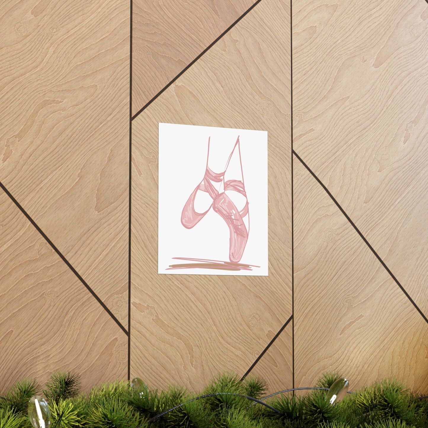 Ballerina Tippy Toes Wall Art Poster - Poster - Kristine Celestine