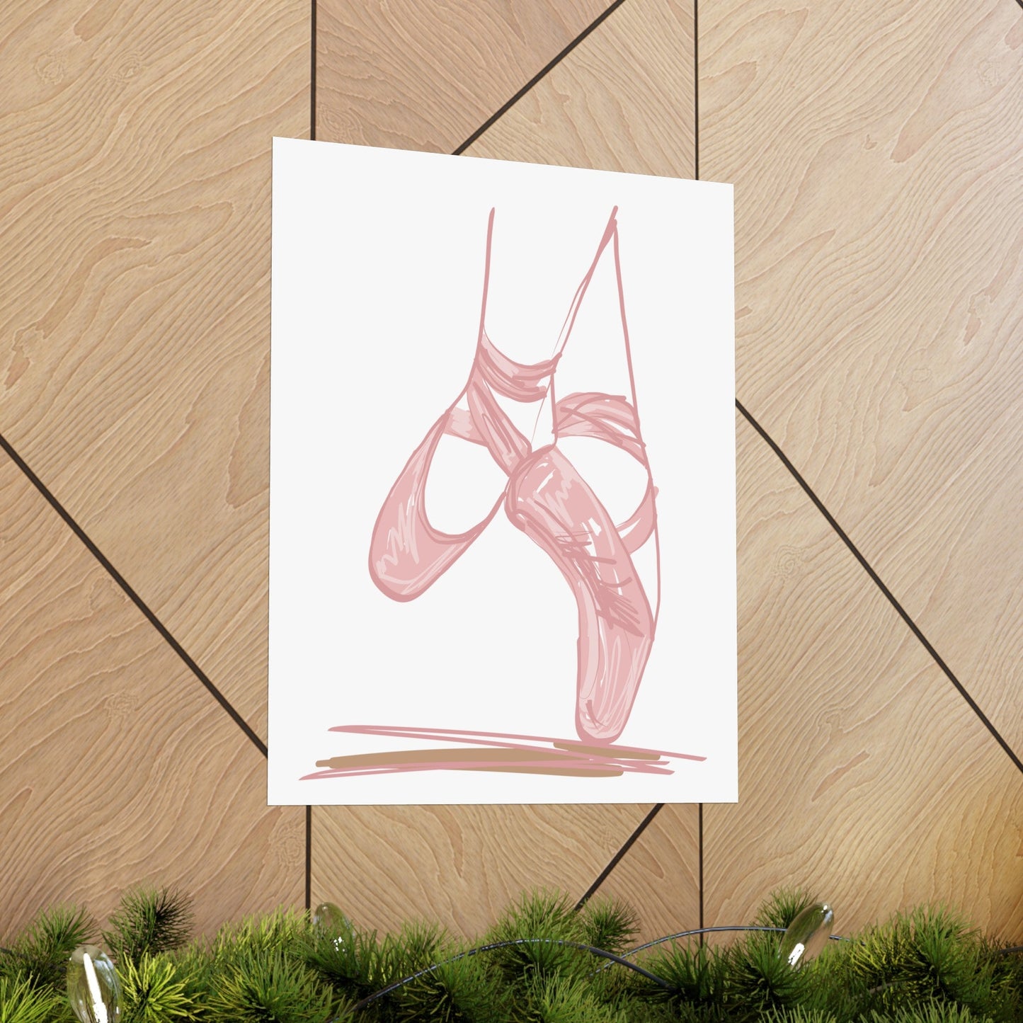 Ballerina Tippy Toes Wall Art Poster - Poster - Kristine Celestine