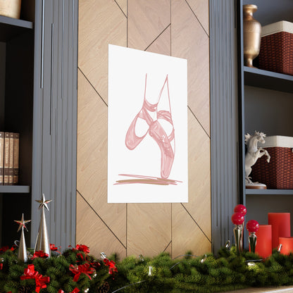 Ballerina Tippy Toes Wall Art Poster - Poster - Kristine Celestine