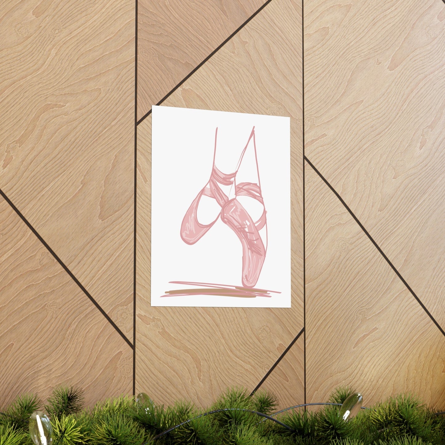 Ballerina Tippy Toes Wall Art Poster - Poster - Kristine Celestine