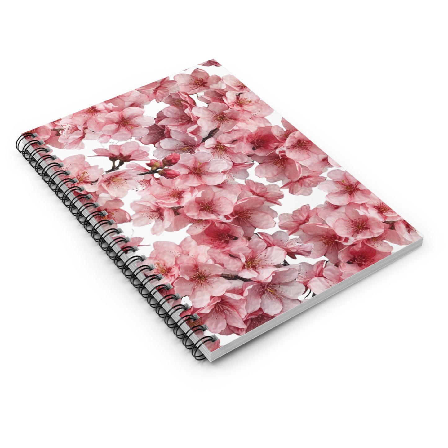 Magenta Summer Flowers Spiral Notebook 6x8" (vF) - Notebook - Kristine Celestine