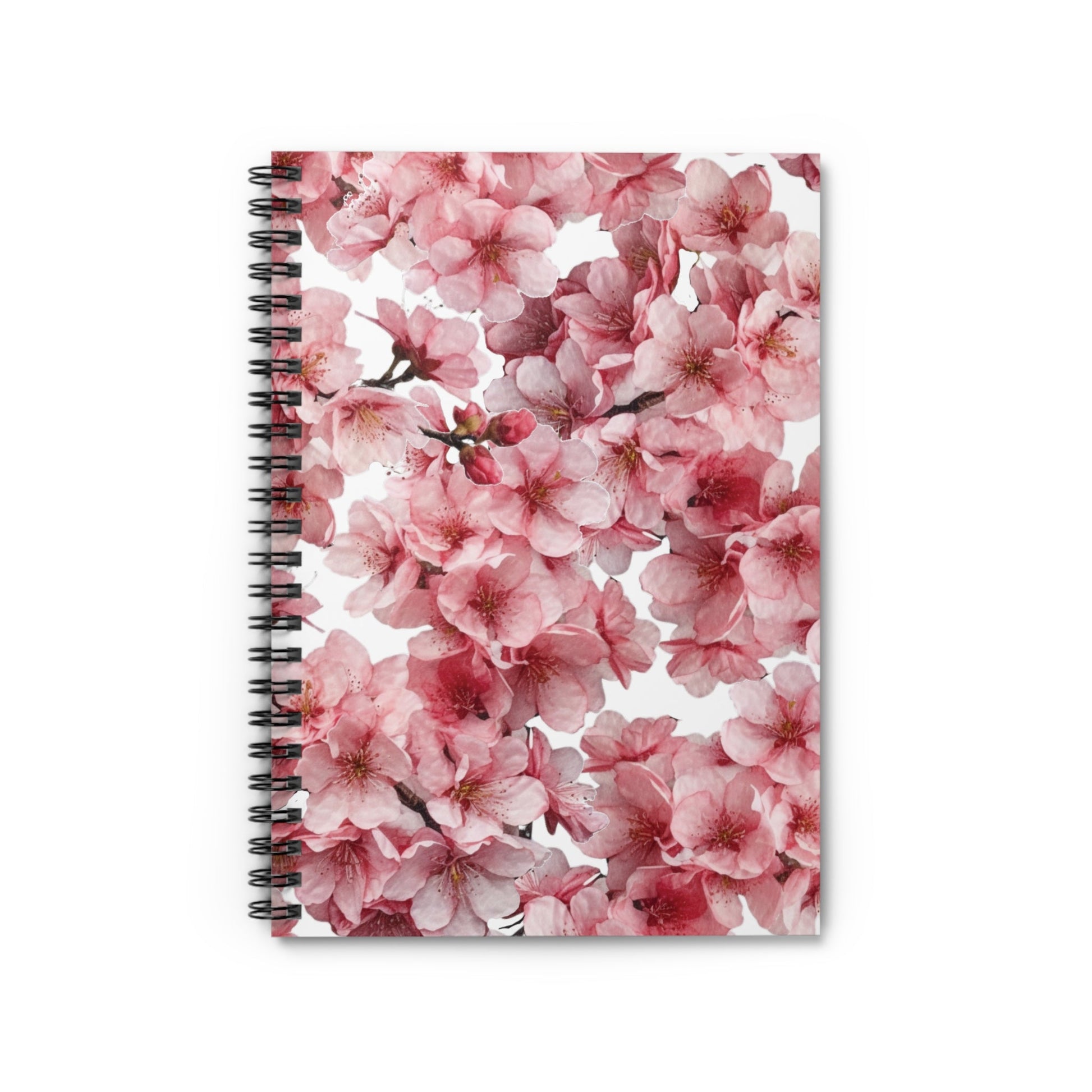 Magenta Summer Flowers Spiral Notebook 6x8" (vF) - Notebook - Kristine Celestine