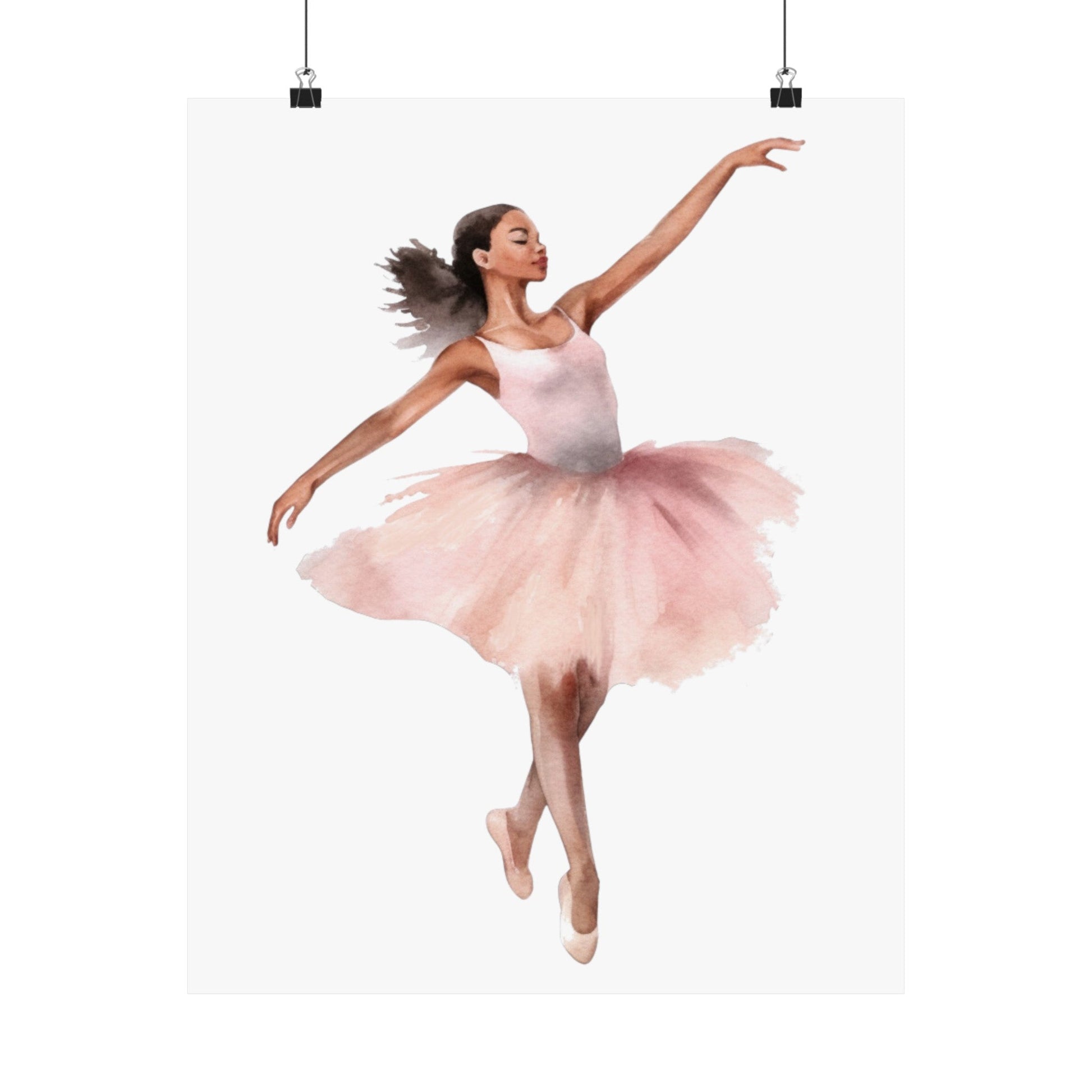 Charming Ballerina Wall Art Poster (A1) - Poster - Kristine Celestine