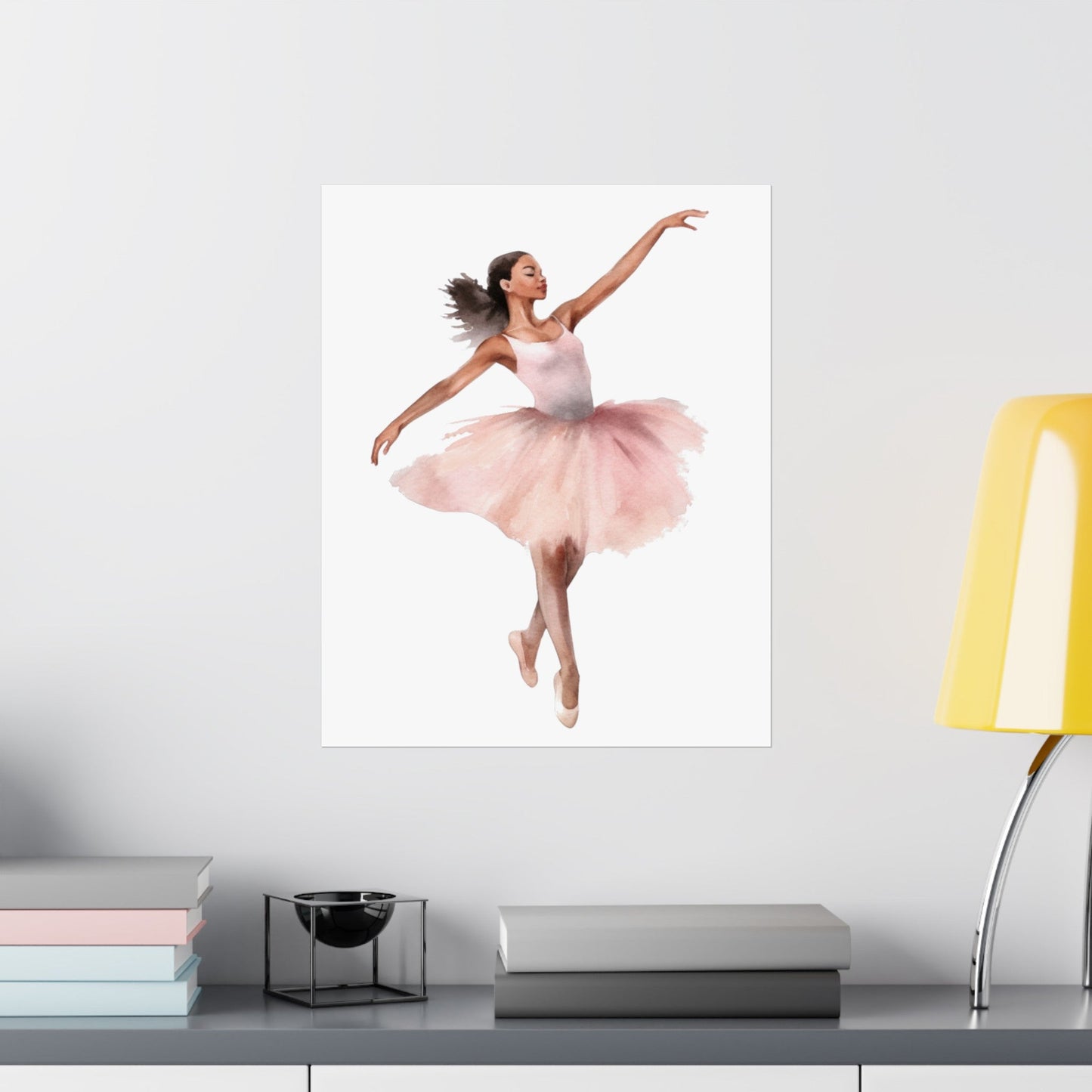 Charming Ballerina Wall Art Poster (A1) - Poster - Kristine Celestine