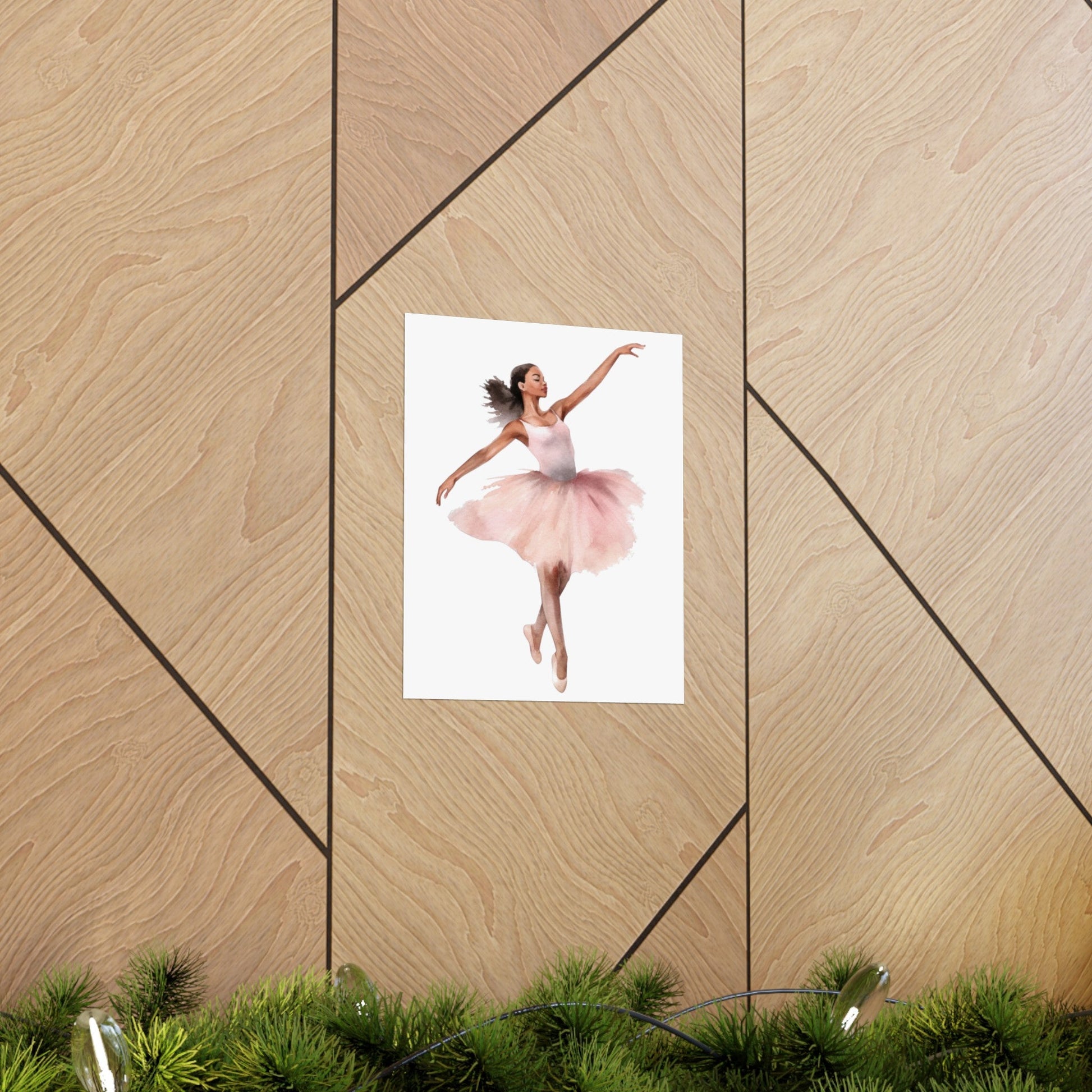 Charming Ballerina Wall Art Poster (A1) - Poster - Kristine Celestine