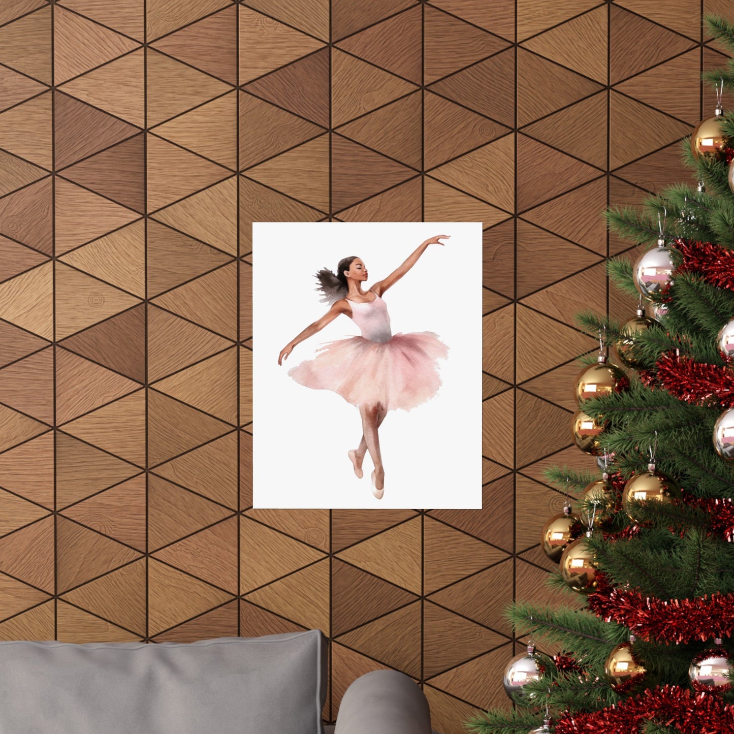 Charming Ballerina Wall Art Poster (A1) - Poster - Kristine Celestine