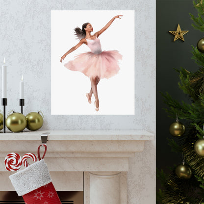 Charming Ballerina Wall Art Poster (A1) - Poster - Kristine Celestine