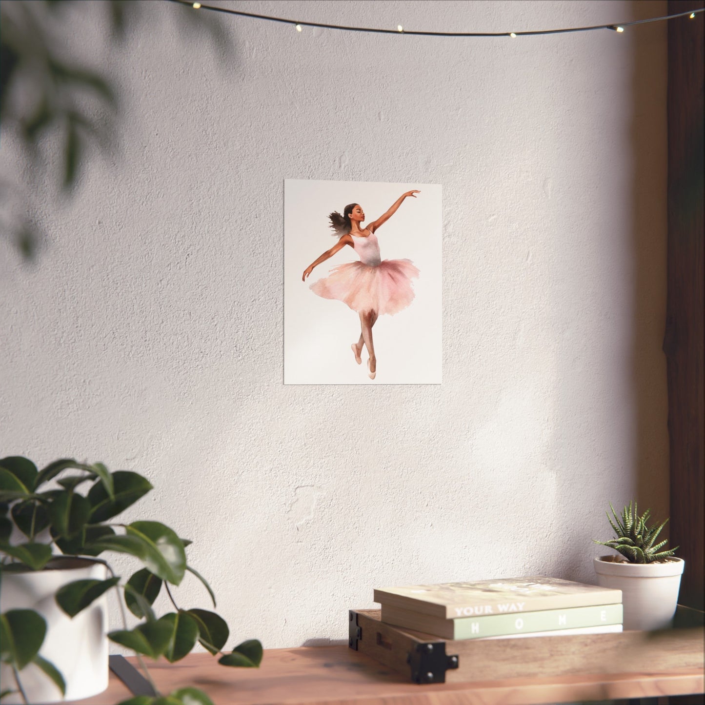 Charming Ballerina Wall Art Poster (A1) - Poster - Kristine Celestine