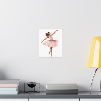 Charming Ballerina Wall Art Poster (A1) - Poster - Kristine Celestine