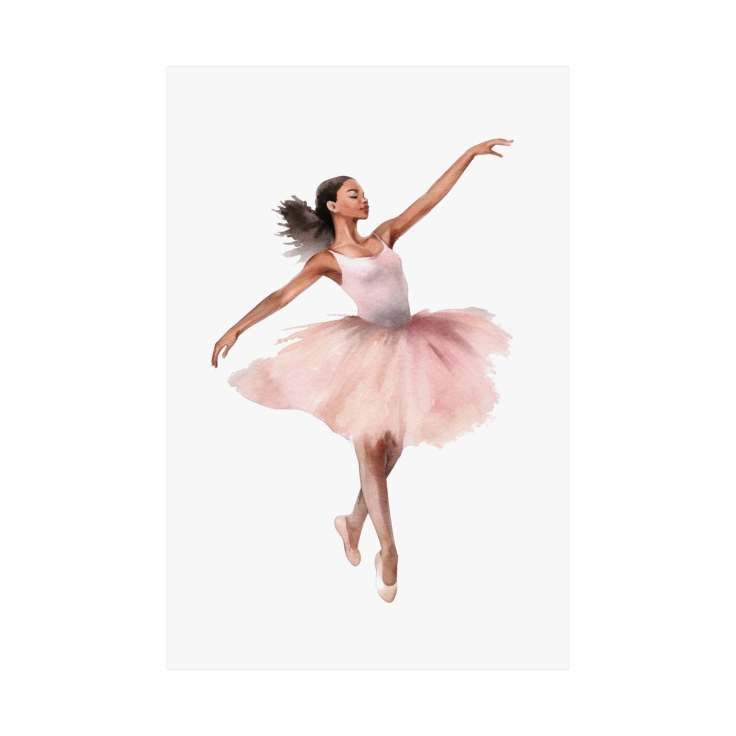 Charming Ballerina Wall Art Poster (A1) - Poster - Kristine Celestine