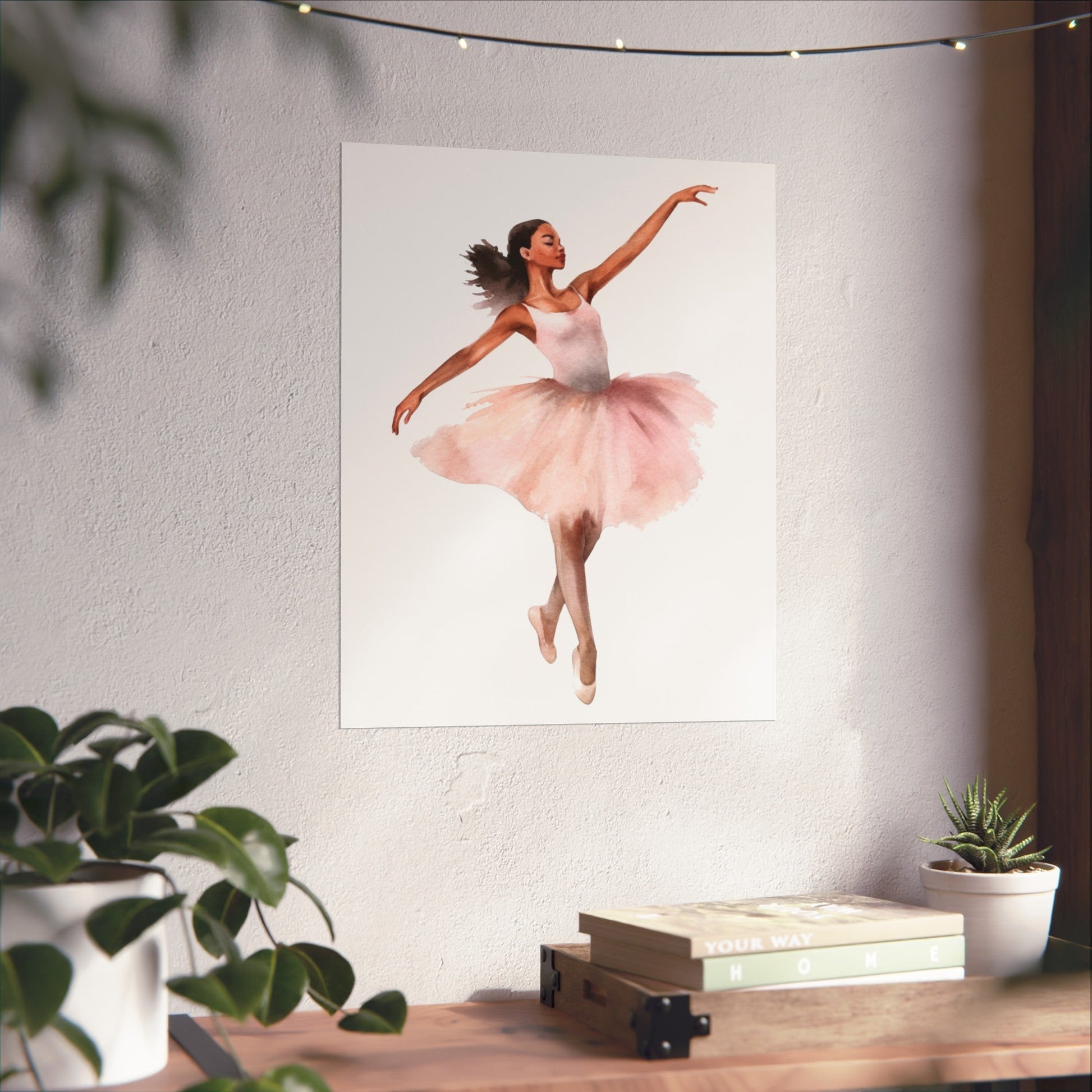 Charming Ballerina Wall Art Poster (A1) - Poster - Kristine Celestine