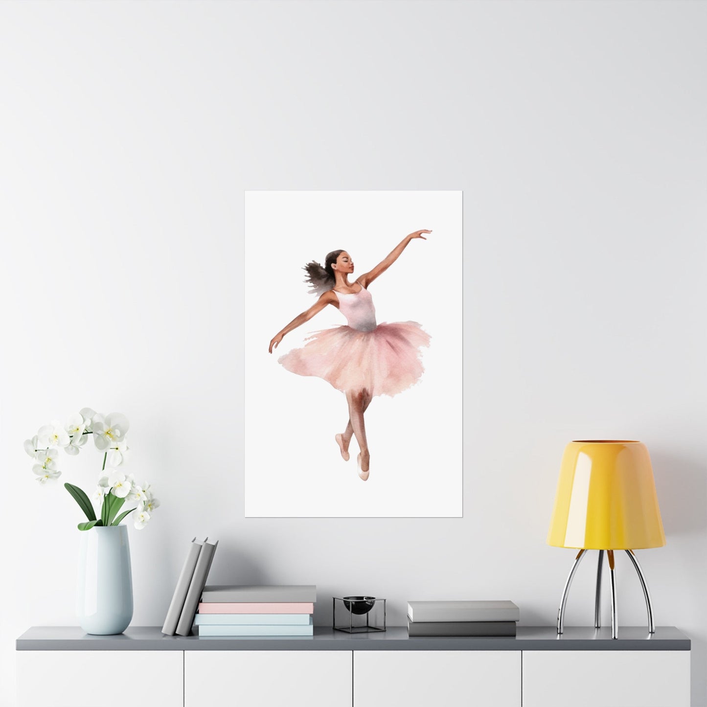 Charming Ballerina Wall Art Poster (A1) - Poster - Kristine Celestine