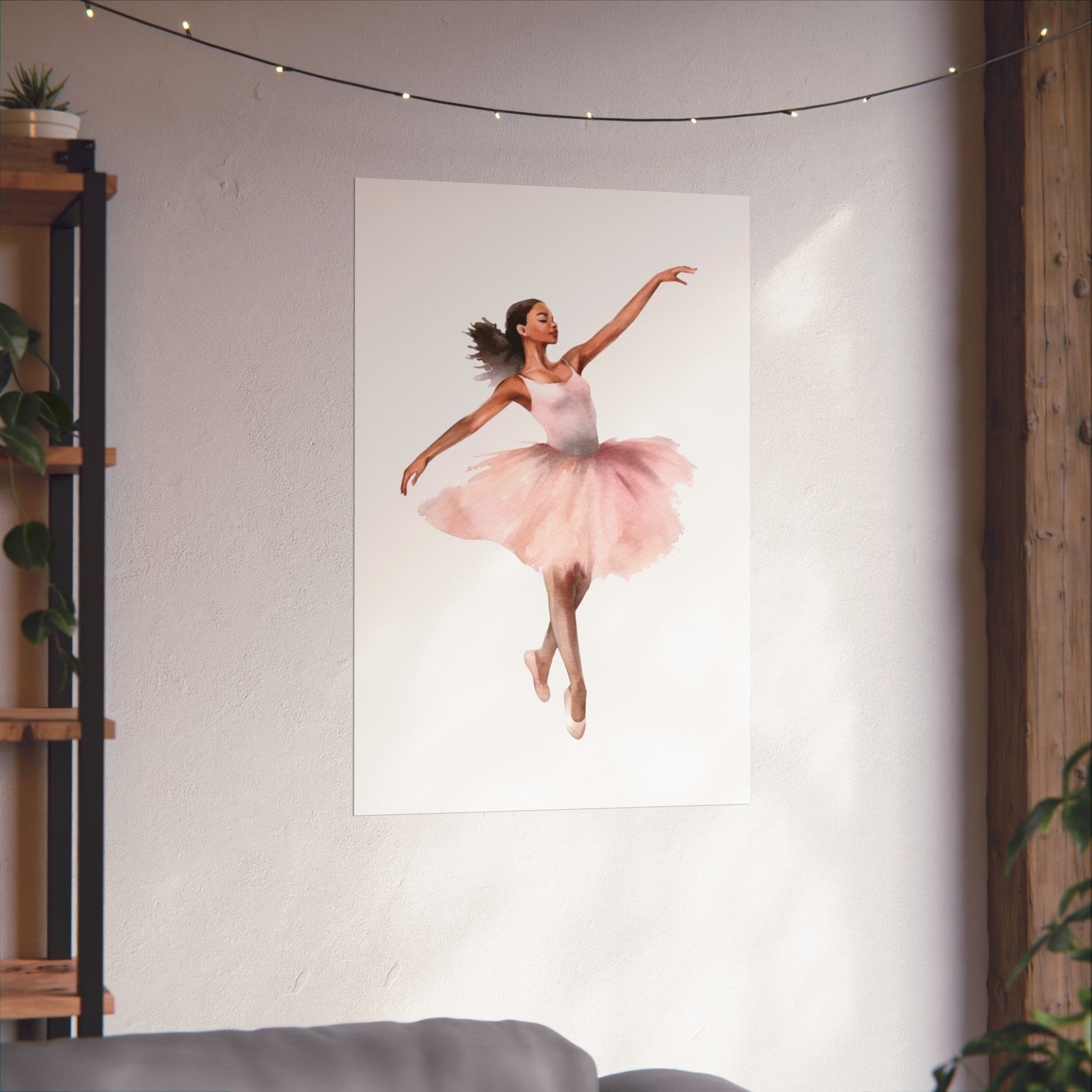 Charming Ballerina Wall Art Poster (A1) - Poster - Kristine Celestine