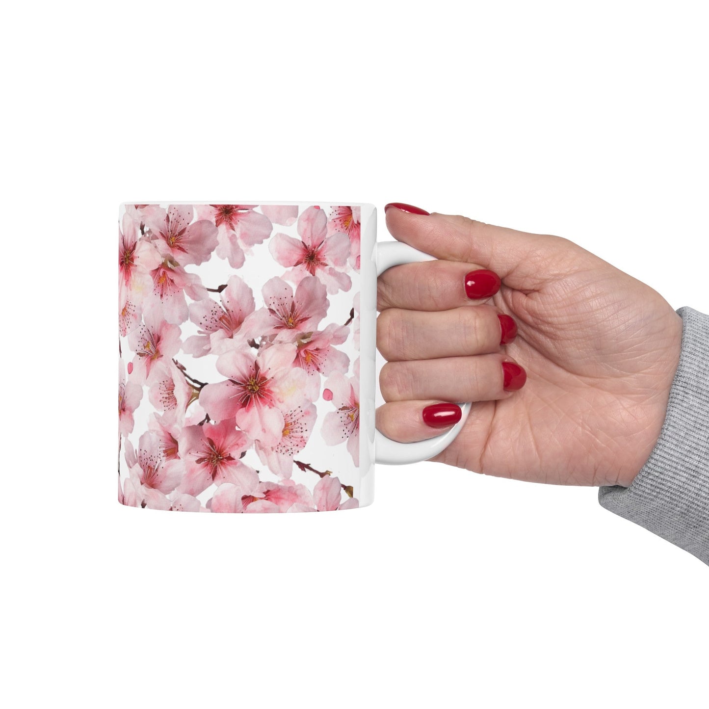 Pretty Blossom Ceramic Mug (vE) - Mug - Kristine Celestine