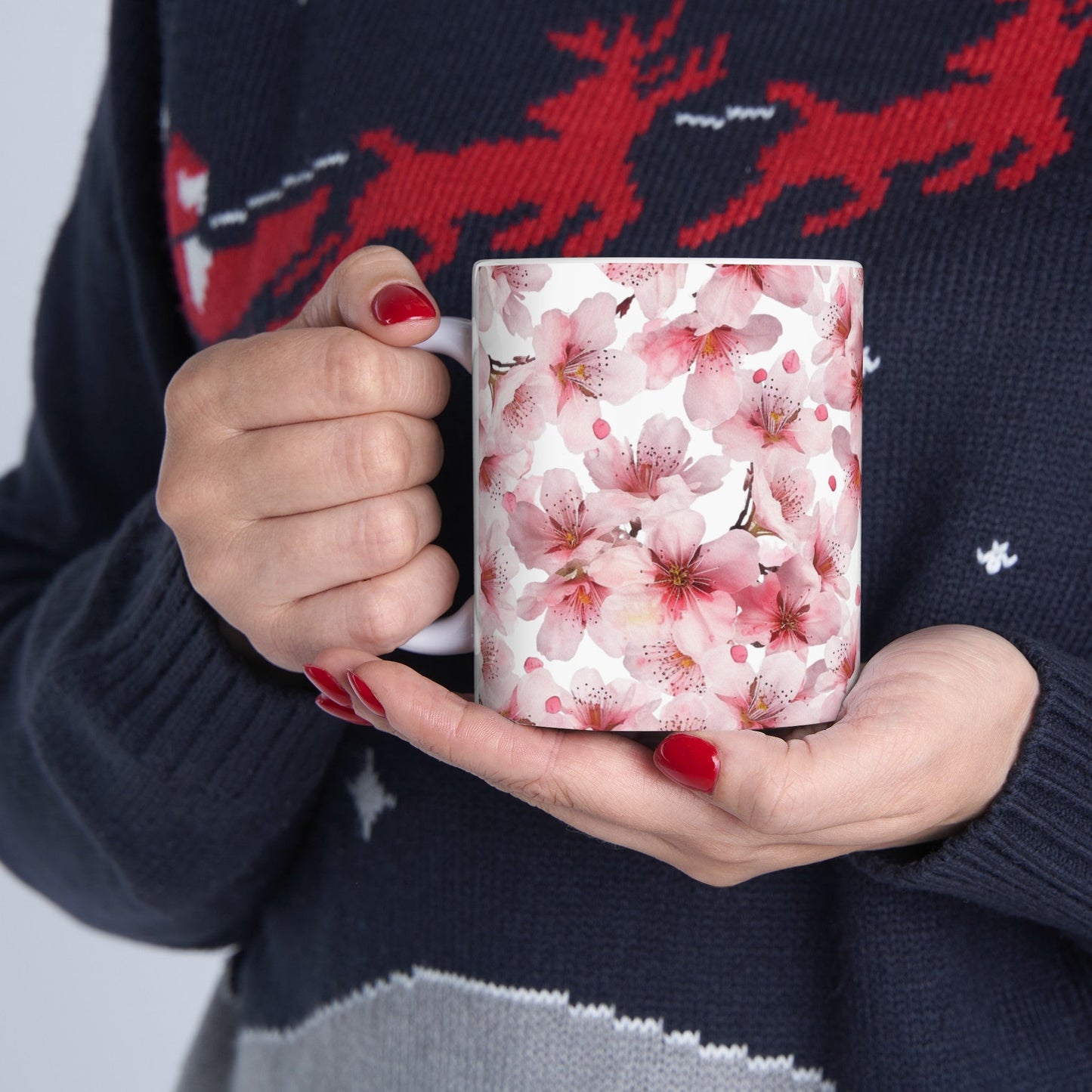 Pretty Blossom Ceramic Mug (vE) - Mug - Kristine Celestine