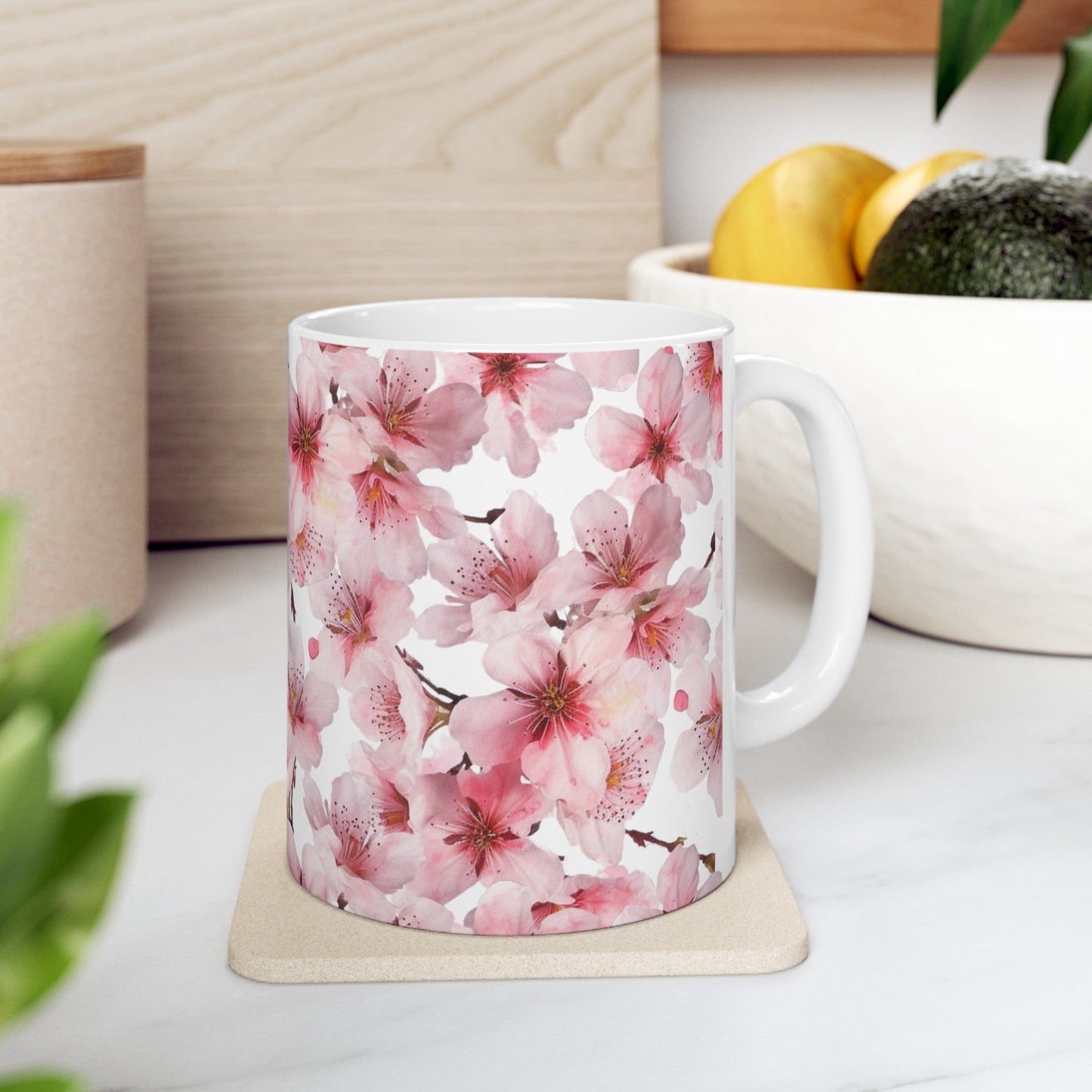 Pretty Blossom Ceramic Mug (vE) - Mug - Kristine Celestine