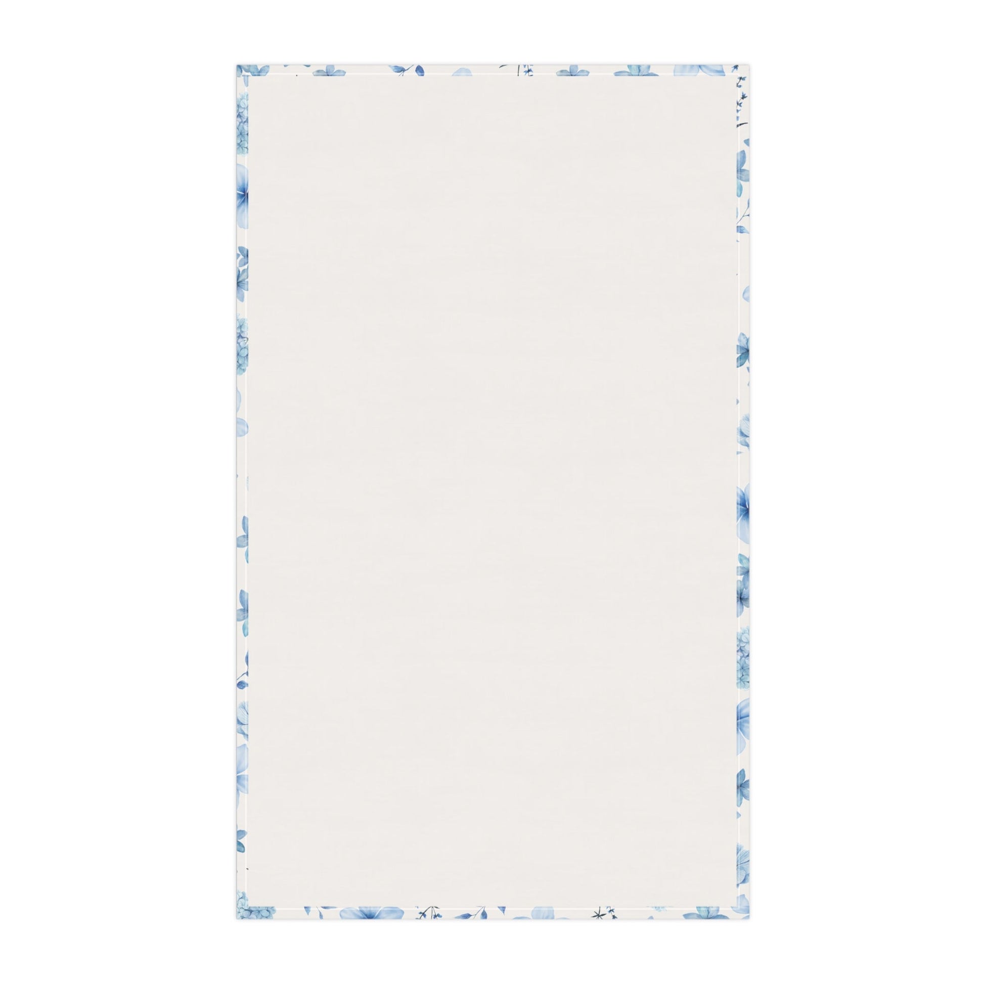 Snowy Blue Flowers Kitchen Towel - Kitchen Towel - Kristine Celestine