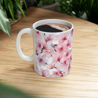 Pink Floral Mug (vG) - Mug - Kristine Celestine