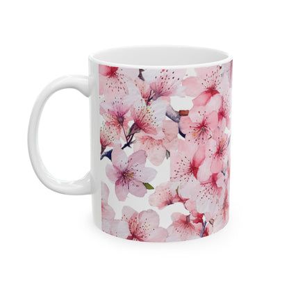 Pink Floral Mug (vG) - Mug - Kristine Celestine