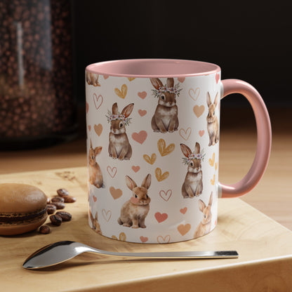 Bunny Love Accent Mug - Mug - Kristine Celestine