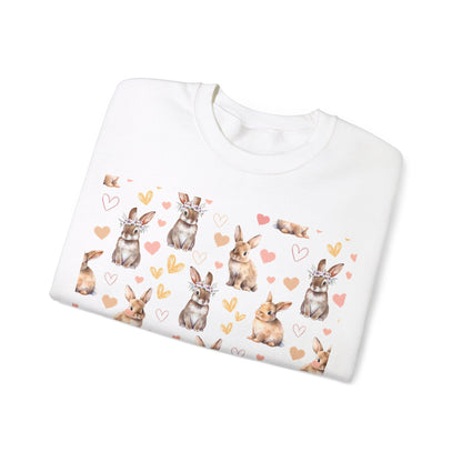 Bunny Love Crewneck Sweatshirt - Sweatshirt - Kristine Celestine