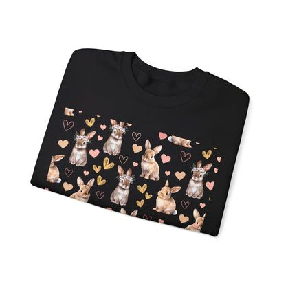 Bunny Love Crewneck Sweatshirt - Sweatshirt - Kristine Celestine