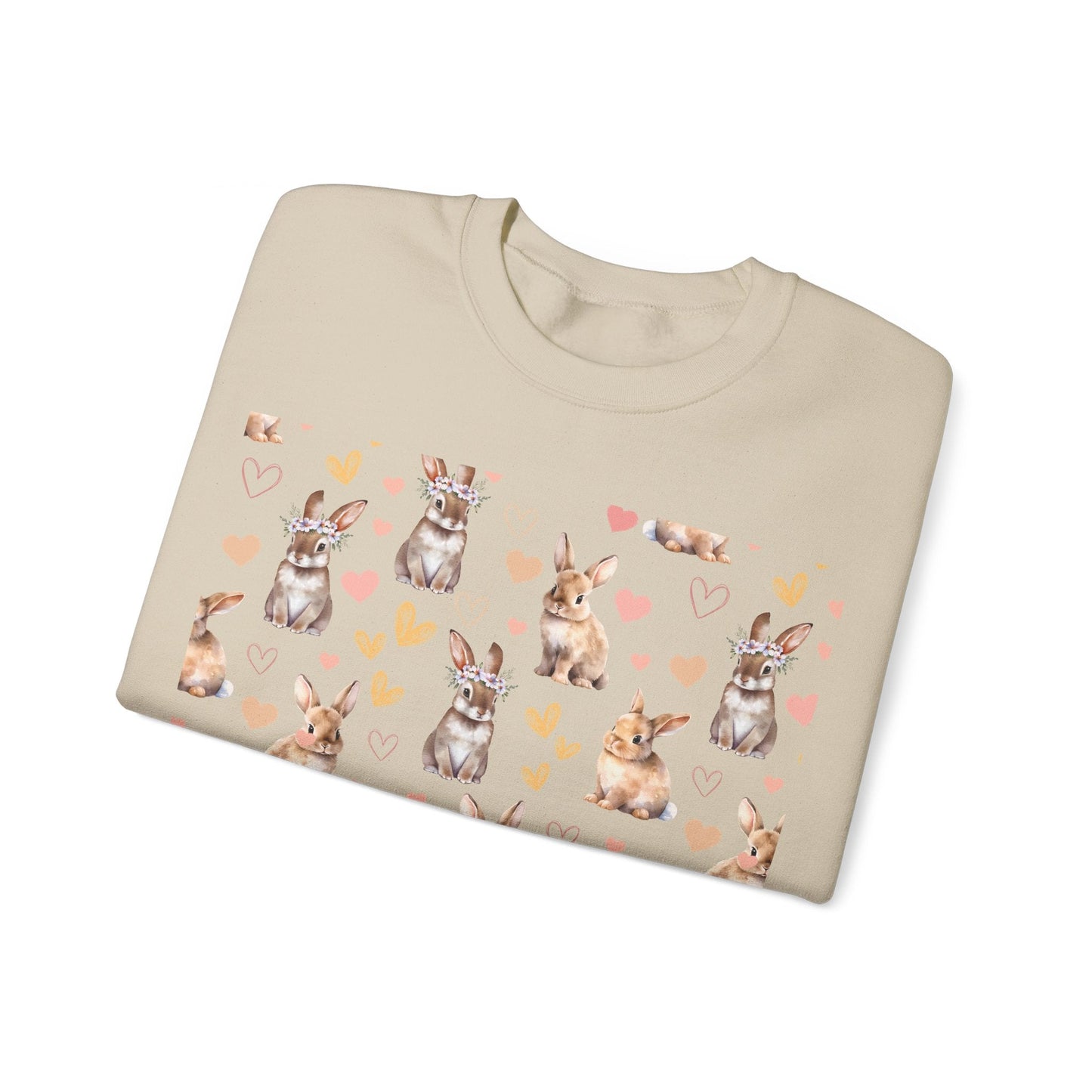 Bunny Love Crewneck Sweatshirt - Sweatshirt - Kristine Celestine