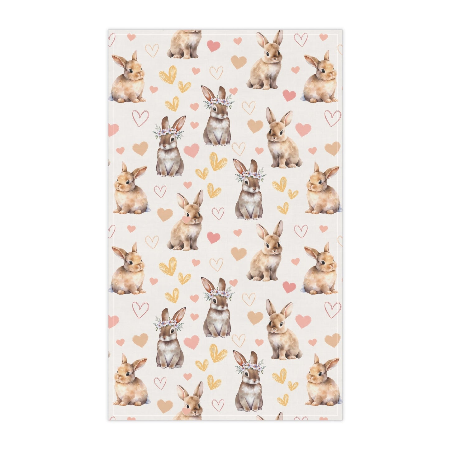 Bunny Love Kitchen Towel - Kitchen Towel - Kristine Celestine