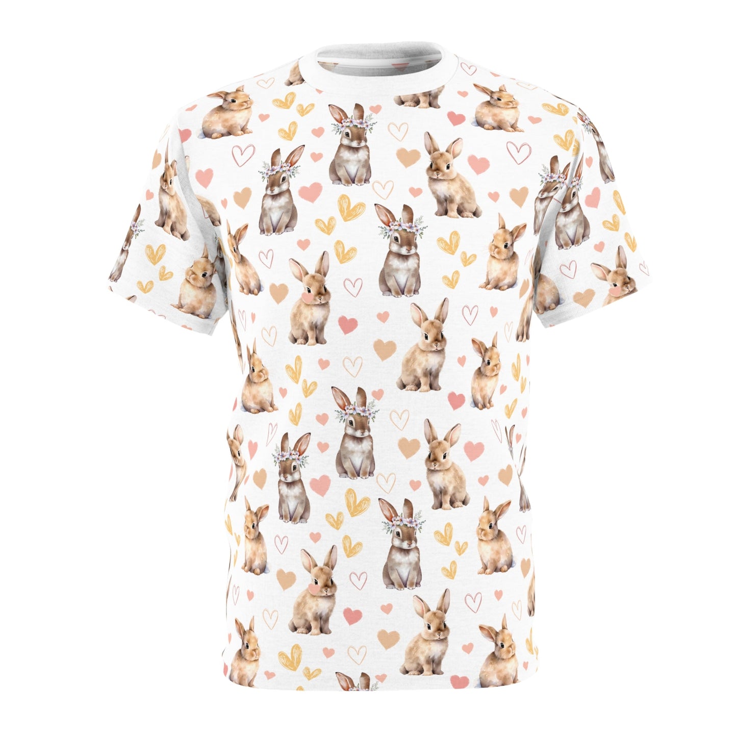 Bunny Love Patterned T - Shirt - T - Shirt - Kristine Celestine