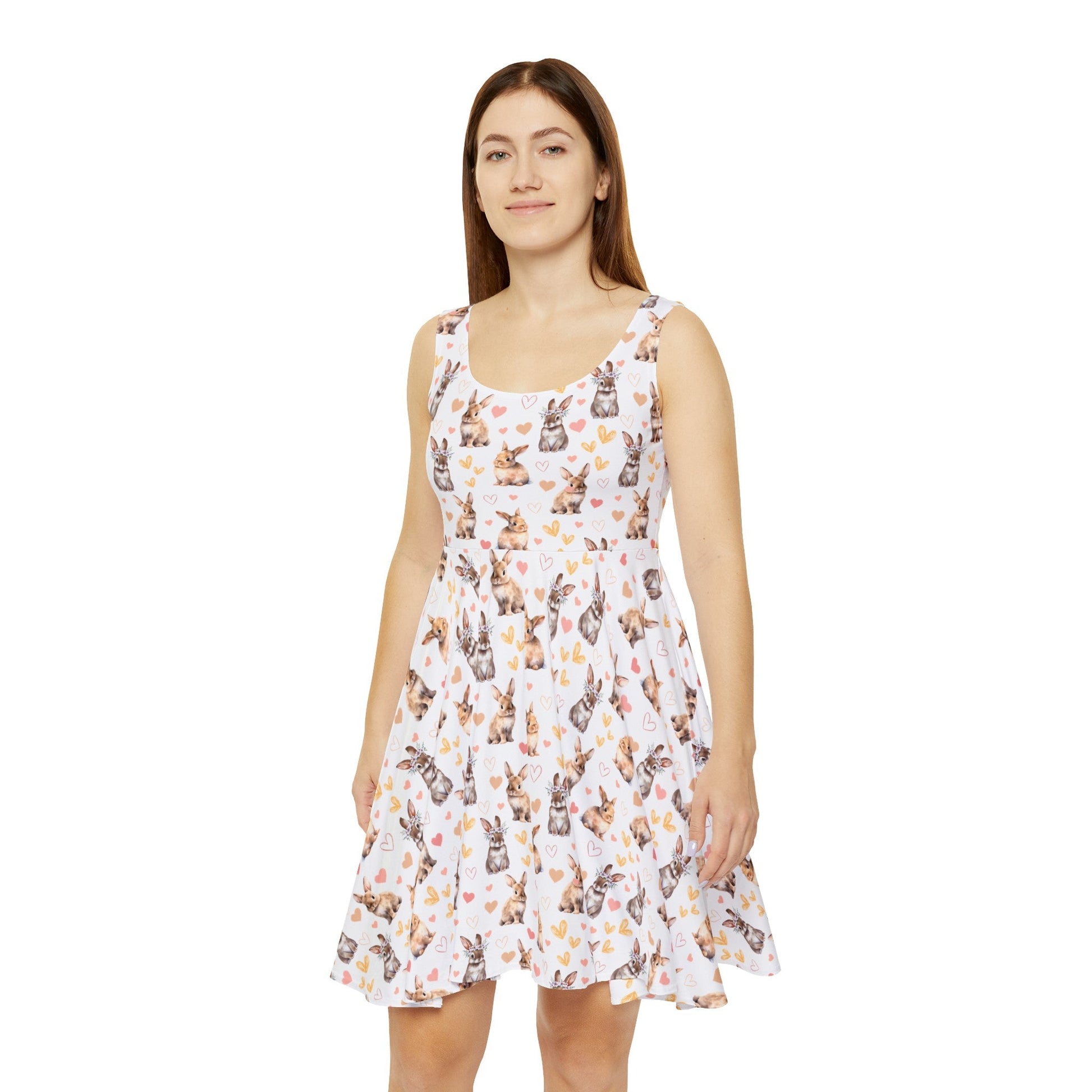 Bunny Love Women's Skater Dress - Dress - Kristine Celestine