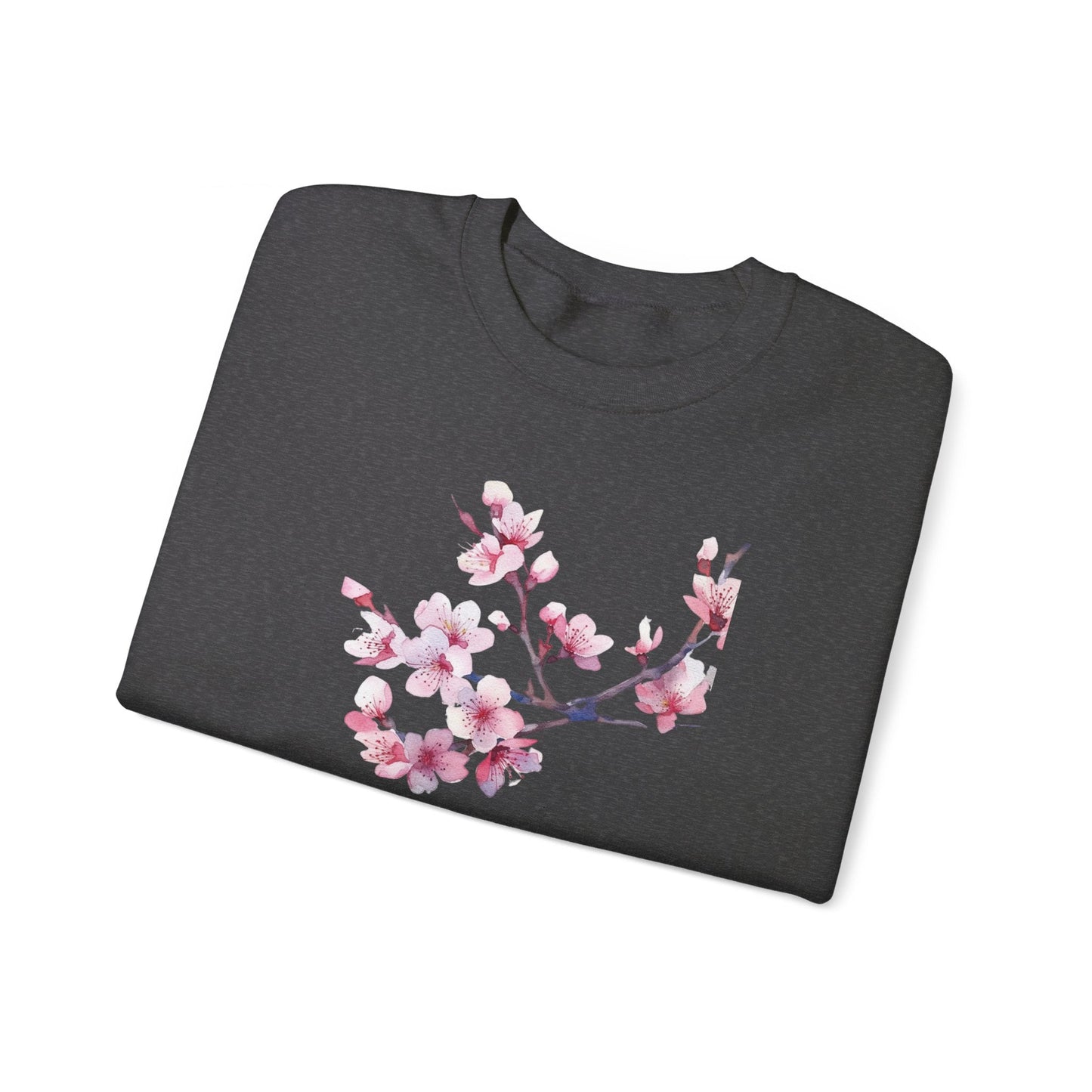 Pink Cherry Blossom Crewneck Sweatshirt (vL) - Sweatshirt - Kristine Celestine