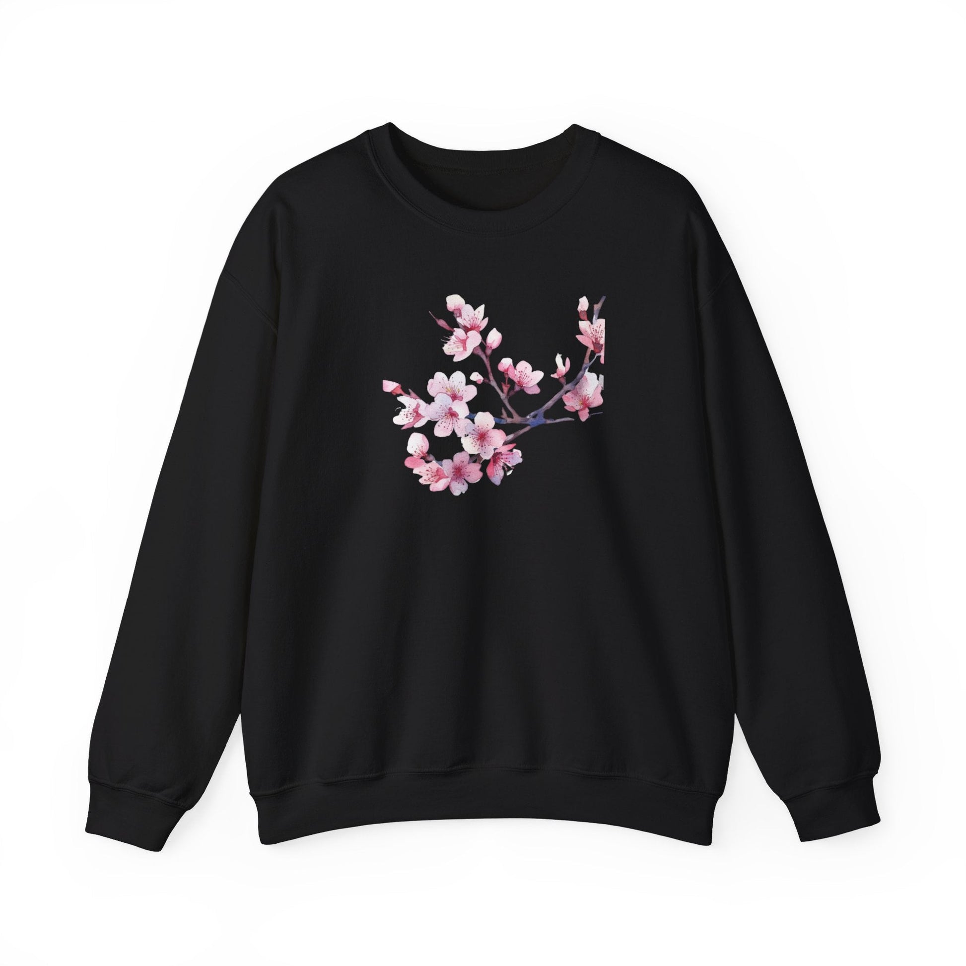 Pink Cherry Blossom Crewneck Sweatshirt (vL) - Sweatshirt - Kristine Celestine