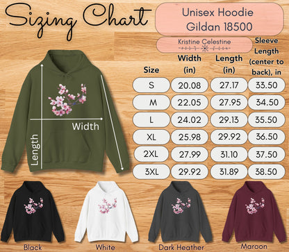 Lovely Cherry Blossom Hoodie (vL) - Hoodie - Kristine Celestine