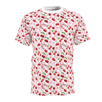 Cherry Checkerboard Patterned T - Shirt - T - Shirt - Kristine Celestine